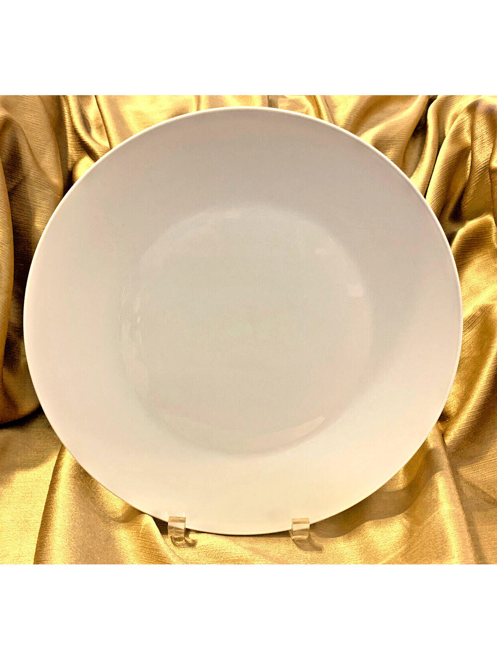 VTG 60s Rosenthal Germany Chop Plate Round Platter 13" MINT Scarce Bettina White